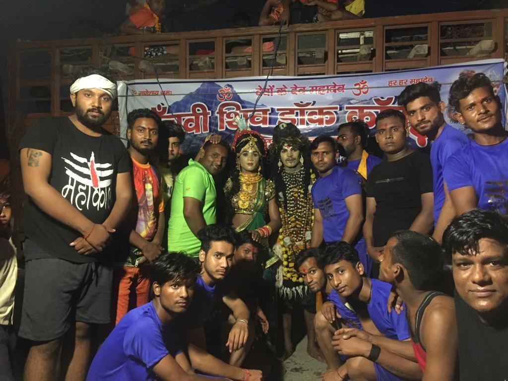 कनावनी गांव से पांचवी शिव डाक कांवड़ यात्रा चली हरिद्वार कनावनी गांव से पांचवी शिव डाक कांवड़ यात्रा चली हरिद्वार