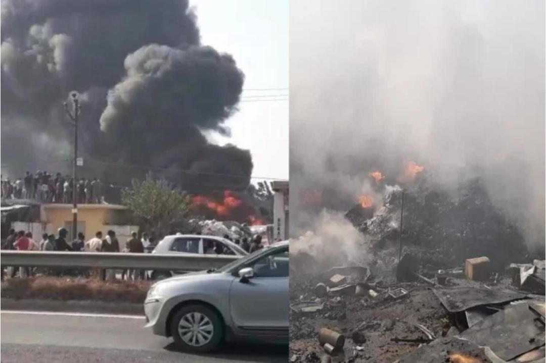 दादरी में कबाड़ी के गोदाम में लगी आग, 6 दमकल वाहनों ने दो घंटे की मस्सकत के बाद पाया आग पर काबू दादरी में कबाड़ी के गोदाम में लगी आग, 6 दमकल वाहनों ने दो घंटे की मस्सकत के बाद पाया आग पर काबू