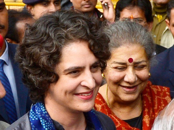 प्रियंका गाँधी ने झारखंड में एक रैली की, जहाँ कांग्रेस पैंसठ हजार मतों से जीती प्रियंका गाँधी ने झारखंड में एक रैली की, जहाँ कांग्रेस पैंसठ हजार मतों से जीती
