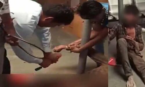 चोरी के आरोप में दलित युवक के प्राइवेट पार्ट में डाल दिया पेट्रोल से सना पेचकस, BJP ने कांग्रेस पर साधा निशाना चोरी के आरोप में दलित युवक के प्राइवेट पार्ट में डाल दिया पेट्रोल से सना पेचकस, BJP ने कांग्रेस पर साधा निशाना