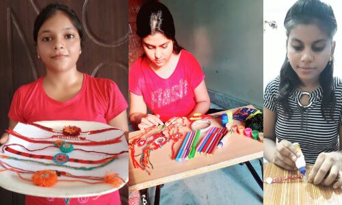 एन एस एस की स्वयंसेविकाएँ राखी बनाकर आत्मनिर्भर भारत एवं कौशल विकास का दे रहीं है जागरूकता संदेश : डॉ मंजू सिंह एन एस एस की स्वयंसेविकाएँ राखी बनाकर आत्मनिर्भर भारत एवं कौशल विकास का दे रहीं है जागरूकता संदेश : डॉ मंजू सिंह