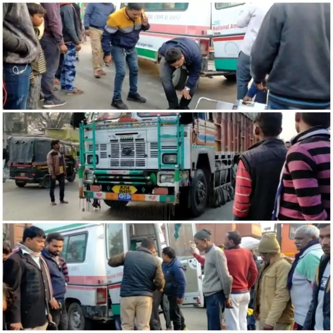 मोटरसाइकिल सवार पत्रकार को ट्रक ने मारी टक्कर गंभीर रूप से घायल मोटरसाइकिल सवार पत्रकार को ट्रक ने मारी टक्कर गंभीर रूप से घायल