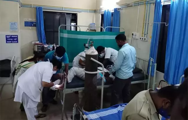 अस्पताल में श्रीपाद नाइक