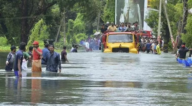 केरल में भारी बारिश का कहर, कई इलाकों में बाढ़ और भूस्खलन, पांच की मौत