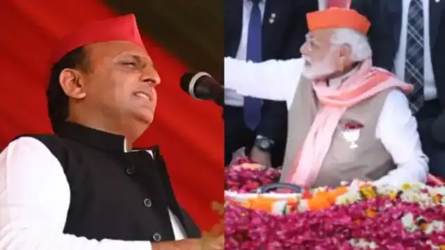 पीएम मोदी की केसरिया टोपी पर अखिलेश यादव का पलटवार