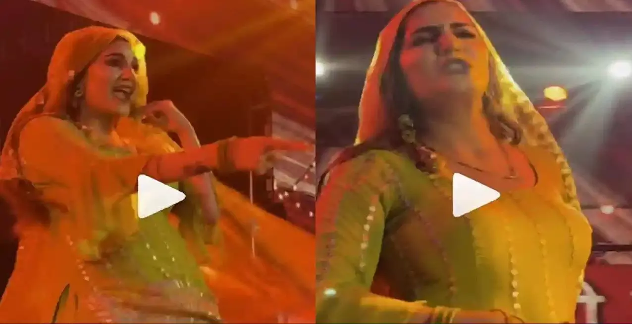 Sapna Choudhary ने स्टेज पर सूट पहनकर किया गजब का डांस, Video देखकर झूम उठे फैंस