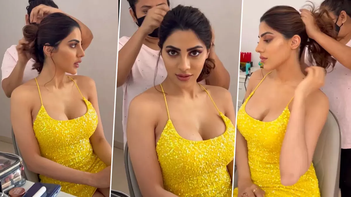 Nikki Tamboli Sexy Video Photos: Sexy आउटफिट में निक्की तंबोली का दिखा सिजलिंग अवतार, यूजर्स हार बैठे अपना दिल