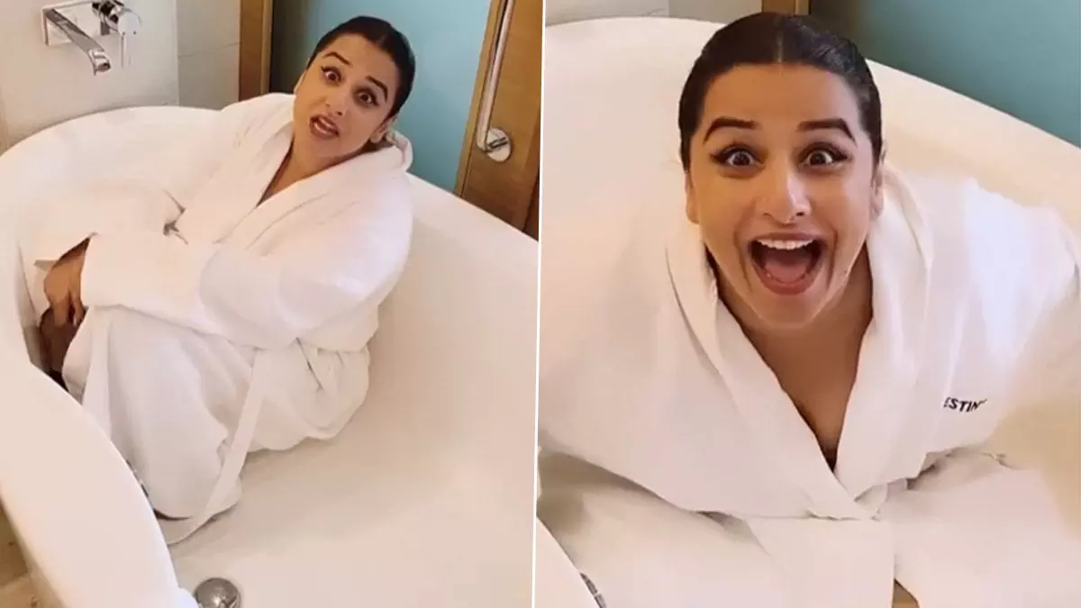 Vidya Balan Sexy Video Photos: Vidya Balan का लेटेस्ट बाथरूम Video हुआ Viral, बाथटब में करती दिखी शरारत