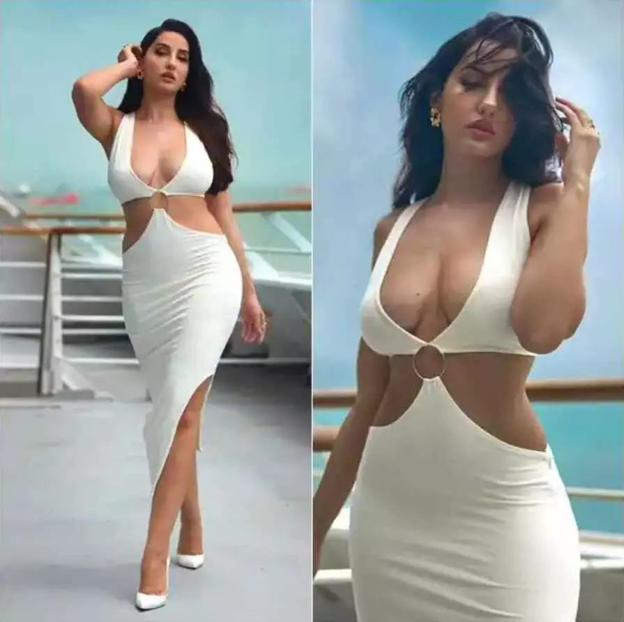 Nora Fatehi Sexy Video Photo: समुद्र की सैर करने निकली नोरा फतेही ने मेक-अप आर्टिस्ट के साथ दिए सेक्सी पोज, एक्ट्रेस ने हॉट ब्लैक ब्रा में ढाया कहर