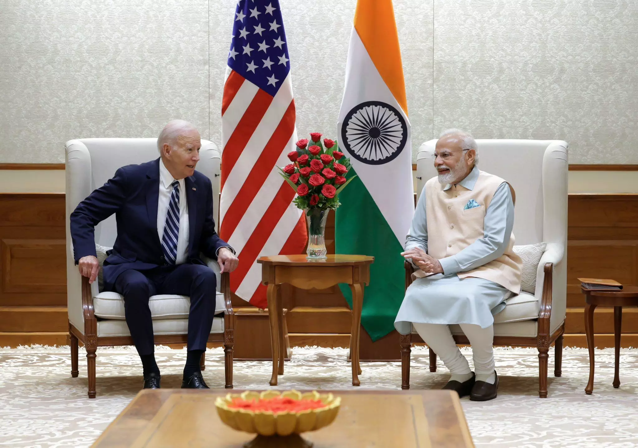 G20 Summit : भारत पहुंचे US राष्ट्रपति से PM मोदी ने की मुलाकात, कई अहम मुद्दों पर बात हुई, दोनों देशों के रिश्ते ज्यादा मजबूत होंगे