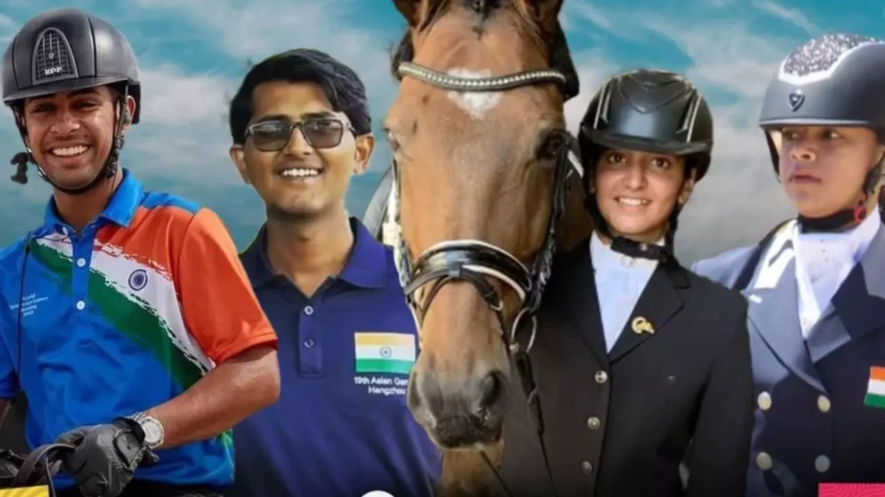India won gold in Asian Games 2023, Equestrian team got gold