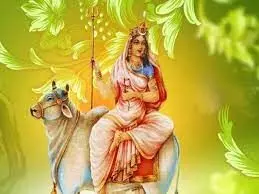 See here the method of worshiping Maa Shailputri on the first day of Navratri