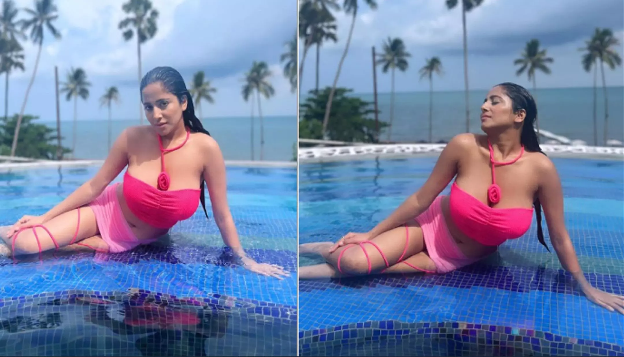 Kate Sharma Sexy Video: Kate Sharma ने Sexy बिकनी पहन स्विमिंग पूल में लगाई आग, Watch Sexy Video