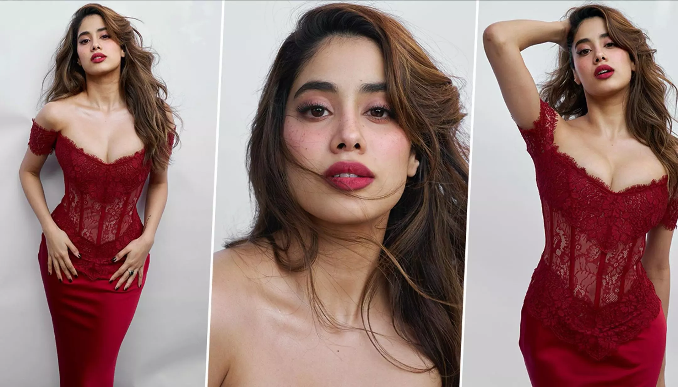 Janhvi Kapoor Sexy Video: Janhvi Kapoor ने रेड Sexy गाउन में मचाया तहलका, इंटरनेट पर वायरल हुई तस्वीरें