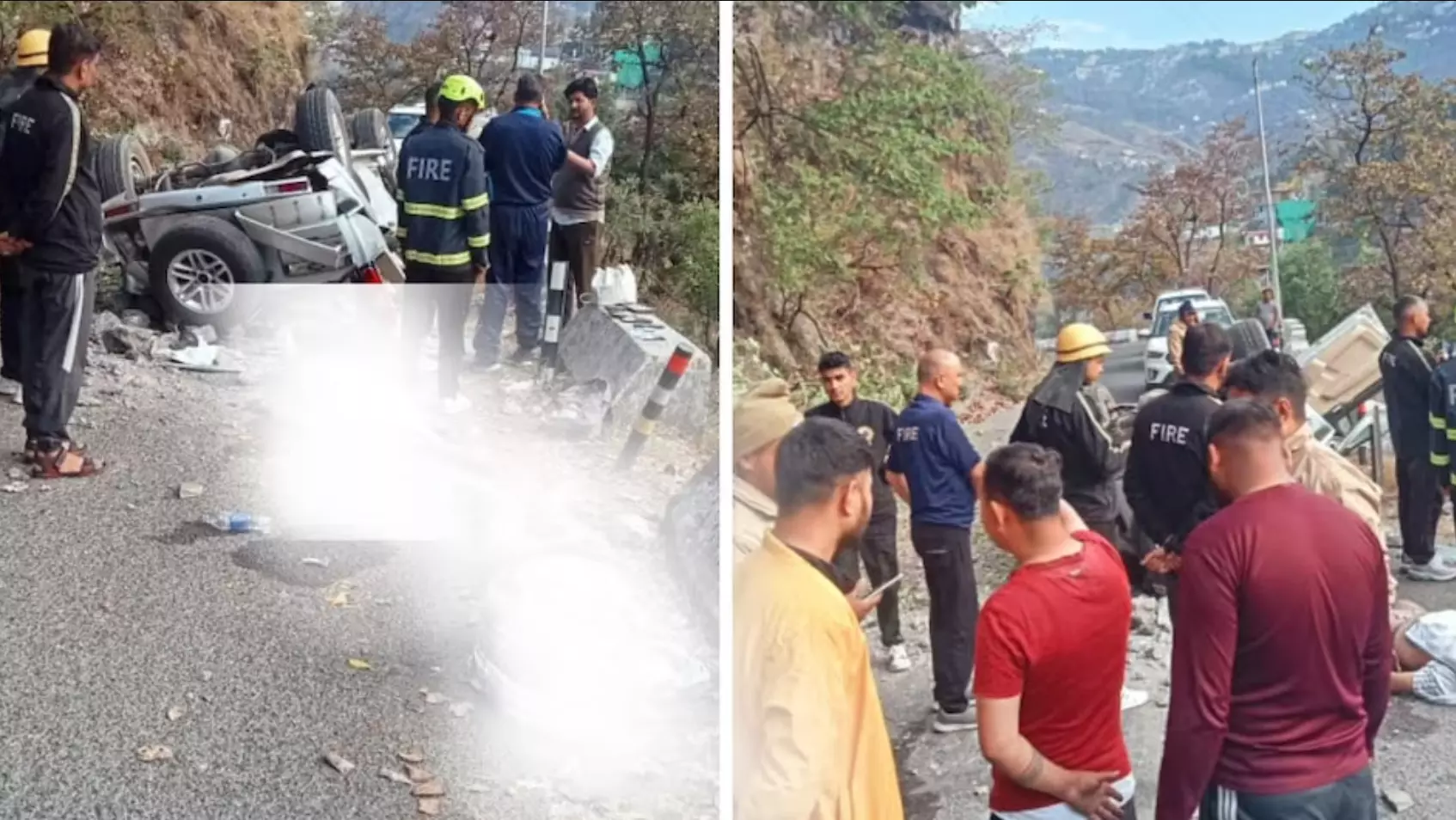 उत्तराखंड : मसूरी में दर्दनाक सड़क हादसा, पहाड़ से नीचे गिरी SUV, 5 लोगों की मौत, मुख्यमंत्री धामी ने जताया दुख