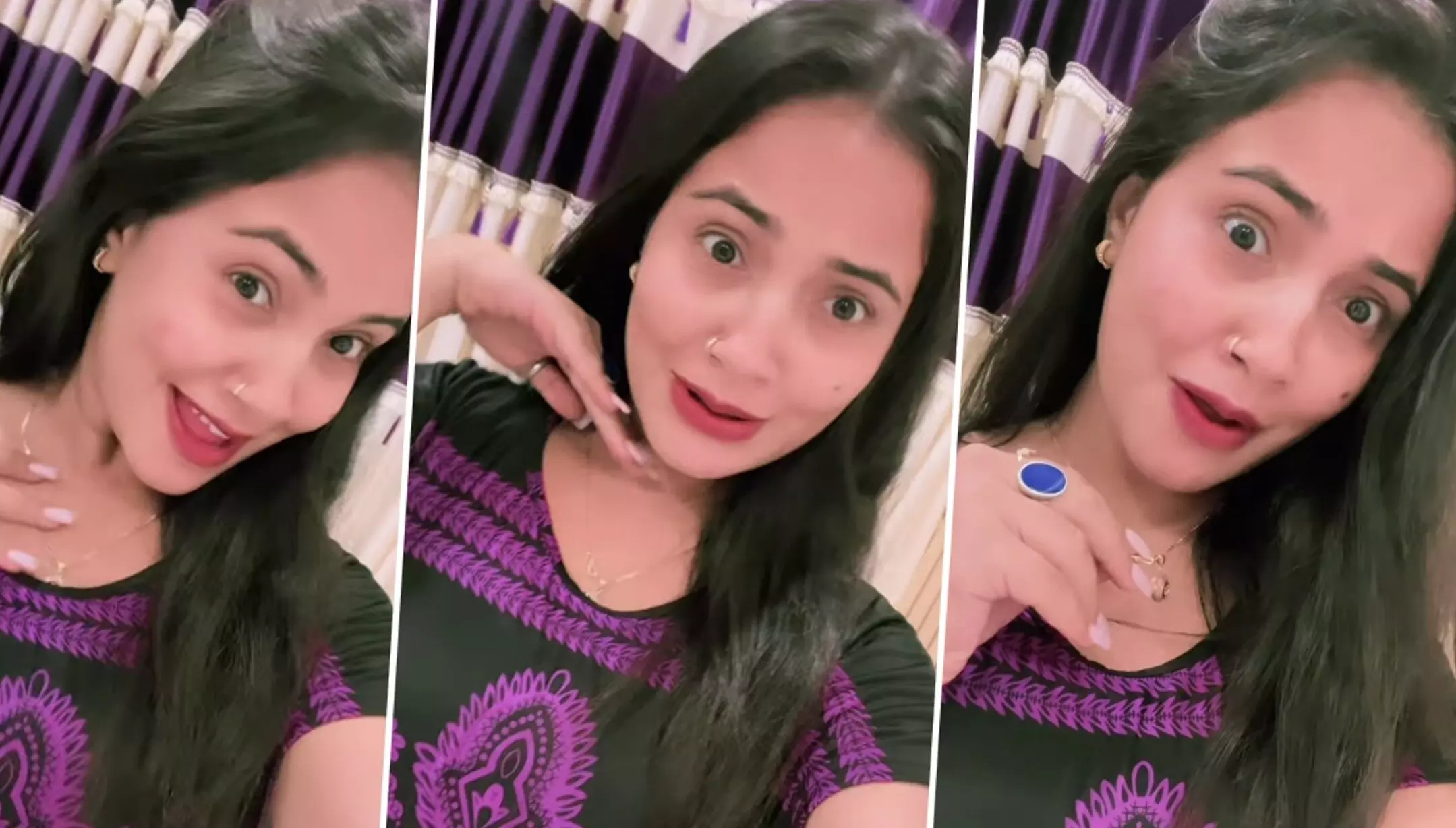 Trisha Kar Madhu Viral Video: भोजपुरी एक्ट्रेस तृषा कर मधु का वीडियो हुआ वायरल, ‘बनके तोहार गला के तबिजवा’ गाने पर दिए कमाल के एक्सप्रेशन्स